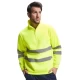 Hanorac Hi-Vis cu fermoar scurt, 280 g/mp, Galben-Bleumarin Hanorac Hi-Vis cu fermoar scurt, 280 g/mp, Galben-Bleumarin