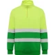 Hanorac Hi-Vis cu fermoar scurt, 280 g/mp, Galben-Verde Hanorac Hi-Vis cu fermoar scurt, 280 g/mp, Galben-Verde