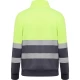 Hanorac Hi-Vis cu fermoar scurt, 280 g/mp, Galben-Gri Hanorac Hi-Vis cu fermoar scurt, 280 g/mp, Galben-Gri