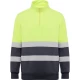 Hanorac Hi-Vis cu fermoar scurt, 280 g/mp, Galben-Gri Hanorac Hi-Vis cu fermoar scurt, 280 g/mp, Galben-Gri