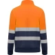 Hanorac Hi-Vis cu fermoar scurt, 280 g/mp, Portocaliu-Bleumarin Hanorac Hi-Vis cu fermoar scurt, 280 g/mp, Portocaliu-Bleumarin