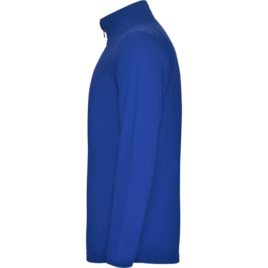 Fleece unisex cu fermoar scurt, 155 g/m2, albastru royal Fleece unisex cu fermoar scurt, 155 g/m2, albastru royal