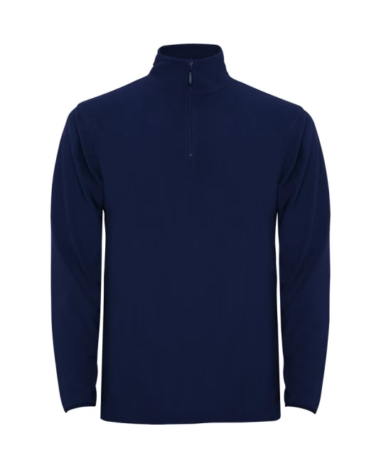 Fleece unisex cu fermoar scurt, 155 g/m2, bleumarin Fleece unisex cu fermoar scurt, 155 g/m2, bleumarin