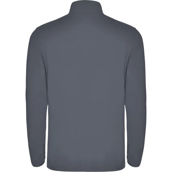 Fleece unisex cu fermoar scurt, 155 g/m2, gri plumb Fleece unisex cu fermoar scurt, 155 g/m2, gri plumb