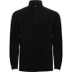 Fleece unisex cu fermoar scurt, 155 g/m2, negru Fleece unisex cu fermoar scurt, 155 g/m2, negru