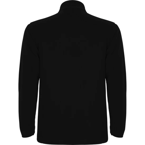 Fleece unisex cu fermoar scurt, 155 g/m2, negru Fleece unisex cu fermoar scurt, 155 g/m2, negru