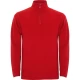 Fleece unisex cu fermoar scurt, 155 g/m2, rosu Fleece unisex cu fermoar scurt, 155 g/m2, rosu