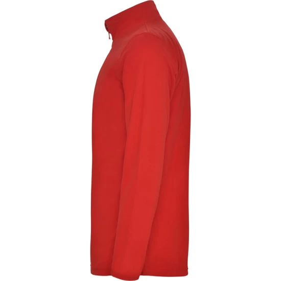 Fleece unisex cu fermoar scurt, 155 g/m2, rosu Fleece unisex cu fermoar scurt, 155 g/m2, rosu