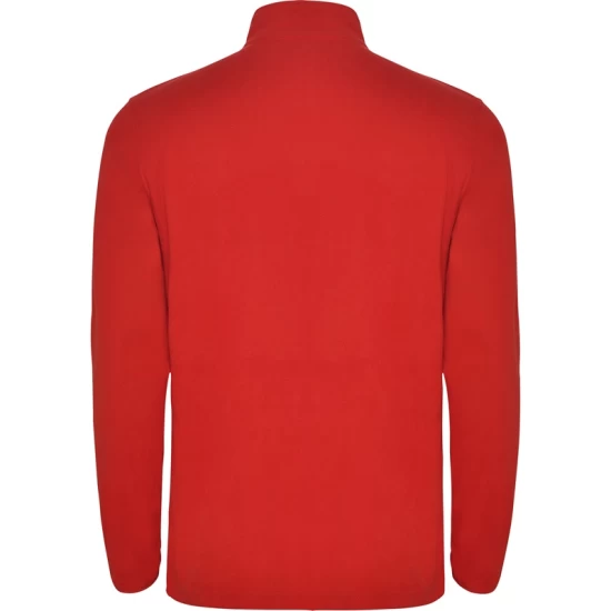 Fleece unisex cu fermoar scurt, 155 g/m2, rosu Fleece unisex cu fermoar scurt, 155 g/m2, rosu