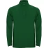 Fleece unisex cu fermoar scurt, 155 g/m2, verde sticla