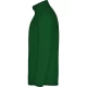 Fleece unisex cu fermoar scurt, 155 g/m2, verde sticla