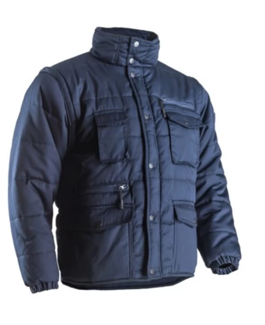 Jacheta de iarna tercot cu maneci detasabile, bleumarin Jacheta de iarna tercot cu maneci detasabile, bleumarin