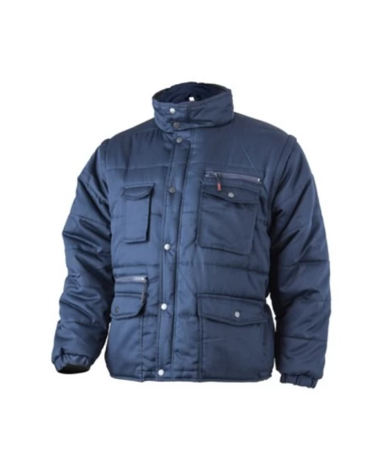 Jacheta de iarna tercot cu maneci detasabile, bleumarin Jacheta de iarna tercot cu maneci detasabile, bleumarin