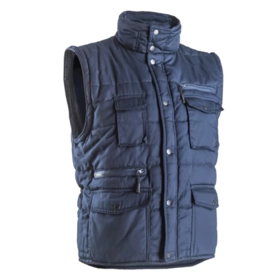 Jacheta de iarna tercot cu maneci detasabile, bleumarin