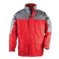 Jacheta de iarna ripstop, rosu-gri Jacheta de iarna ripstop, rosu-gri