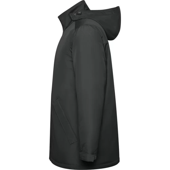 Jacheta de iarna barbati, impermeabila, gri inchis