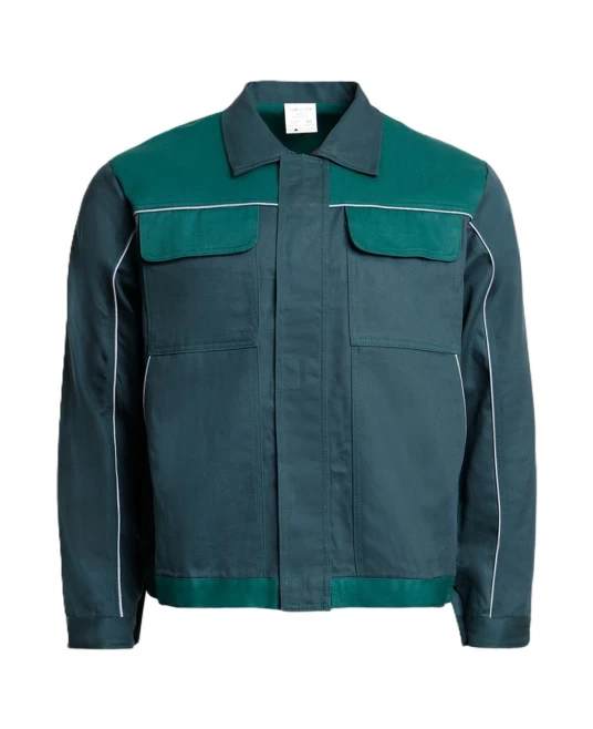 Jacheta de lucru bumbac Asimov, densitate 240g/m2, verde Jacheta de lucru bumbac Asimov, densitate 240g/m2, verde