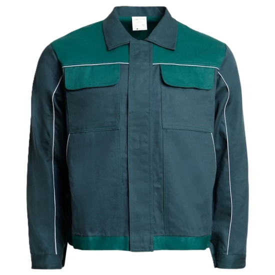 Jacheta de lucru bumbac Asimov, densitate 240g/m2, verde Jacheta de lucru bumbac Asimov, densitate 240g/m2, verde