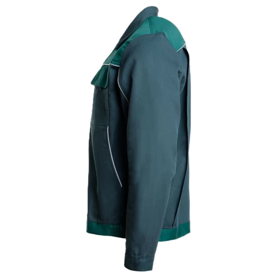Jacheta de lucru bumbac Asimov, densitate 240g/m2, verde Jacheta de lucru bumbac Asimov, densitate 240g/m2, verde