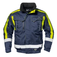 Jacheta de iarna 4 in 1 premium, bleumarin-galben