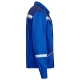 Jacheta de lucru Colins, bumbac 240g/m2, albastru dungi reflectorizante Jacheta de lucru Colins, bumbac 240g/m2, albastru dungi reflectorizante