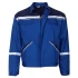 Jacheta de lucru Colins, tercot 200g/m2, albastru bleumarin dungi reflectorizante