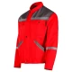 Jacheta de lucru Colins, bumbac 240g/m2 rosu dungi reflectorizante Jacheta de lucru Colins, bumbac 240g/m2 rosu dungi reflectorizante
