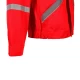 Jacheta de lucru Colins, bumbac 240g/m2 rosu dungi reflectorizante Jacheta de lucru Colins, bumbac 240g/m2 rosu dungi reflectorizante