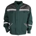 Jacheta de lucru Colins, bumbac 240g/m2,  verde dungi reflectorizante