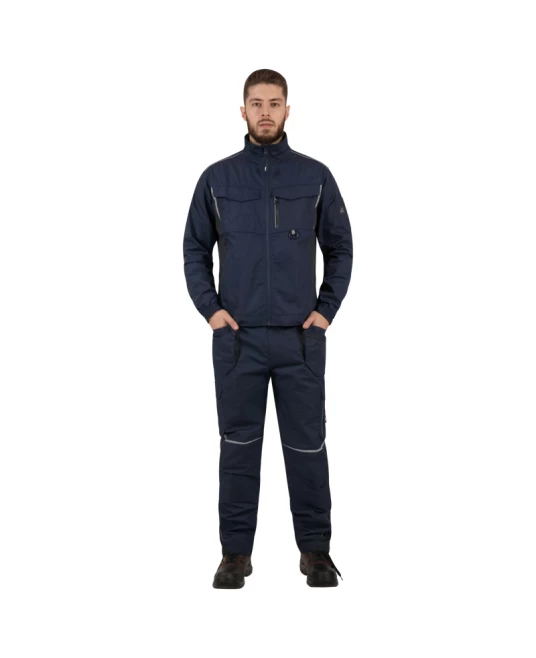 Jacheta de lucru subtire Drift, ripstop foarte rezistent, 200g/mp, bleumarin
