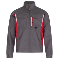 Jacheta de lucru subtire Drift, ripstop foarte rezistent, 200g/mp, gri rosu