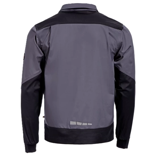 Jacheta de lucru subtire ENOS strech gri-negru, 210g/m2 Jacheta de lucru subtire ENOS strech gri-negru, 210g/m2