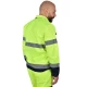 Jacheta HiVis tercot 250 g/mp, galben negru Jacheta HiVis tercot 250 g/mp, galben negru