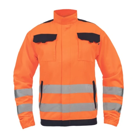 Jacheta HiVis tercot 250g/m2, portocaliu Jacheta HiVis tercot 250g/m2, portocaliu
