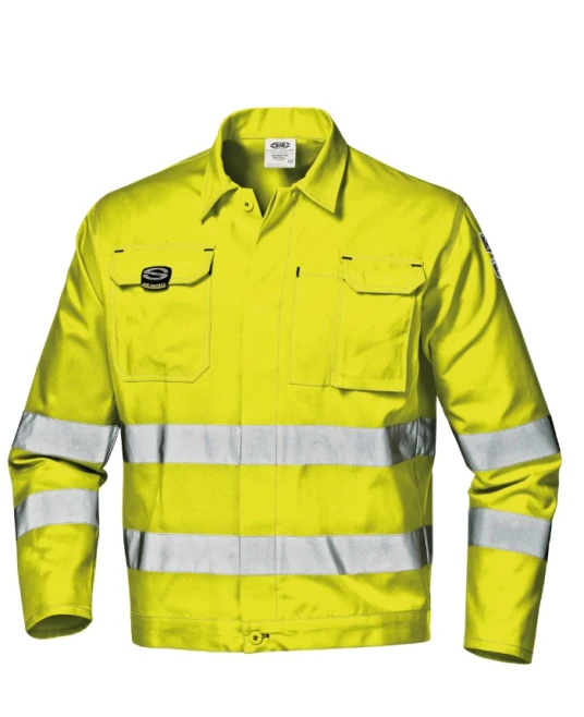 Jacheta HiVis 55% bumbac, 245g/m2, Galben