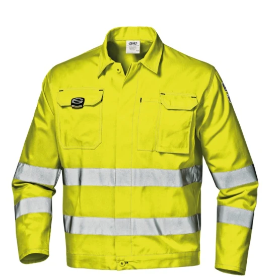 Jacheta HiVis 55% bumbac, 245g/m2, Galben