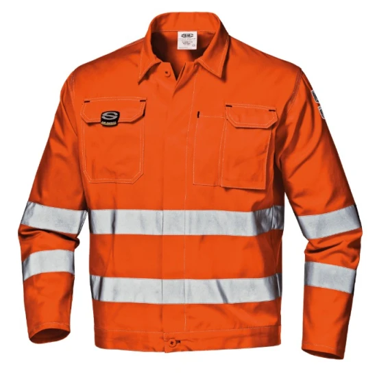 Jacheta HiVis 55% bumbac, 245g/m2, Portocaliu