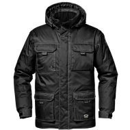 Jacheta de iarna 2 in 1 cu maneci detasabile, negru Jacheta de iarna 2 in 1 cu maneci detasabile, negru