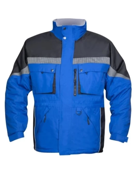 Jacheta de iarna impermeabila, albastru-negru