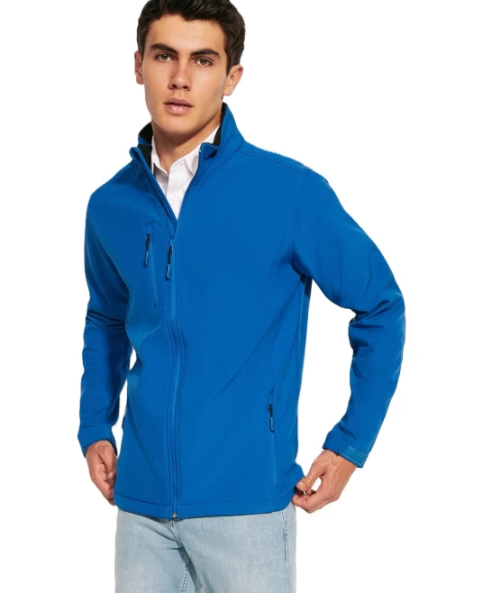 Jacheta softshell  barbati, albastru royal Jacheta softshell  barbati, albastru royal