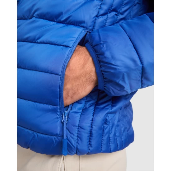 Jacheta scurta matlasata, cu gluga, barbati, negru Jacheta scurta matlasata, cu gluga, barbati, negru
