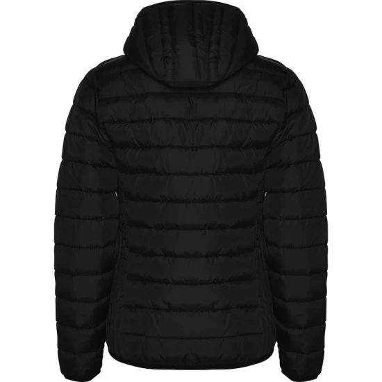 Jacheta scurta matlasata, cu gluga, femei, negru