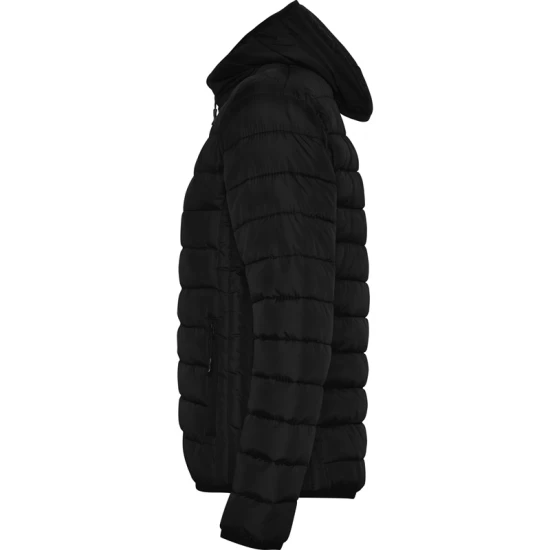 Jacheta scurta matlasata, cu gluga, femei, negru