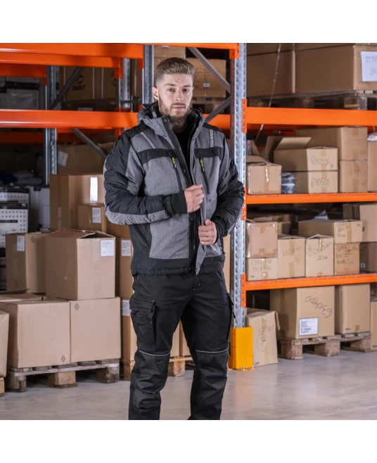 Jacheta de iarna premium, membrana TPU, gri