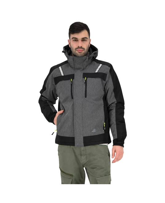 Jacheta de iarna premium, membrana TPU, gri