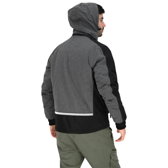 Jacheta de iarna premium, membrana TPU, gri Jacheta de iarna premium, membrana TPU, gri
