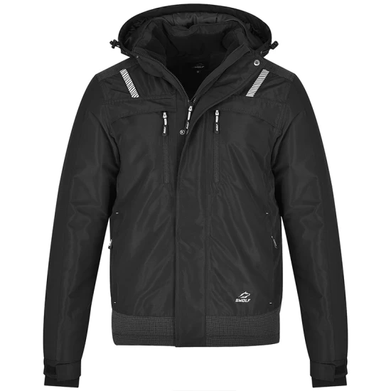 Jacheta de iarna premium, membrana TPU, negru