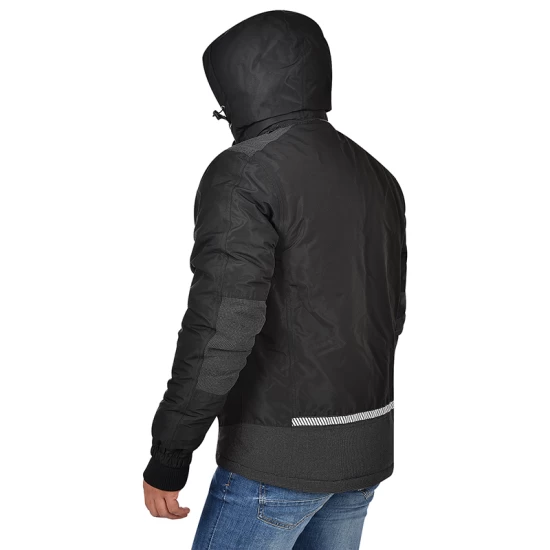 Jacheta de iarna premium, membrana TPU, negru