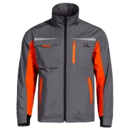 Jacheta subtire Prisma Light stretch, tercot ripstop 190g/m2, gri-portocaliu Jacheta subtire Prisma Light stretch, tercot ripstop 190g/m2, gri-portocaliu