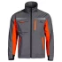 Jacheta subtire Prisma Light stretch, tercot ripstop 190g/m2, gri-portocaliu